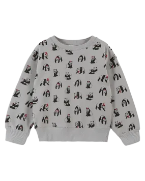 Sweatshirt Panda Grey
