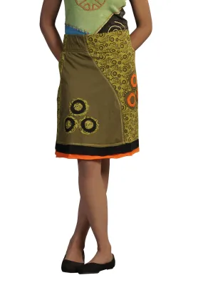 TATTOPANI-mini-skirt-with-an-elasticated-waistband-colorful-flower-embroidery