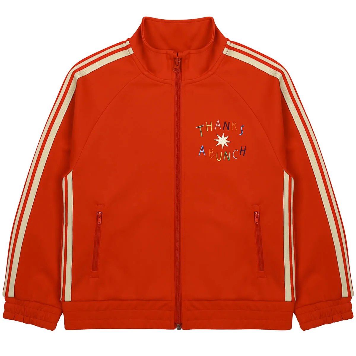 Thanks Track Jacket in Red by Jelly Mallow - Last Ones In Stock - 4-7 Years