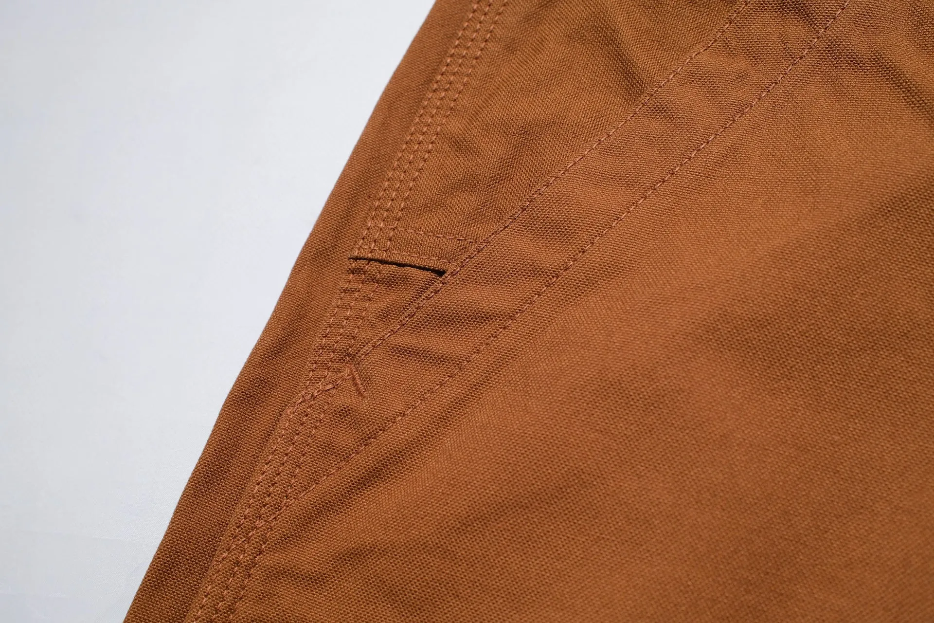 The Flat Head 11oz Duck Canvas Worker Pants (Brown)