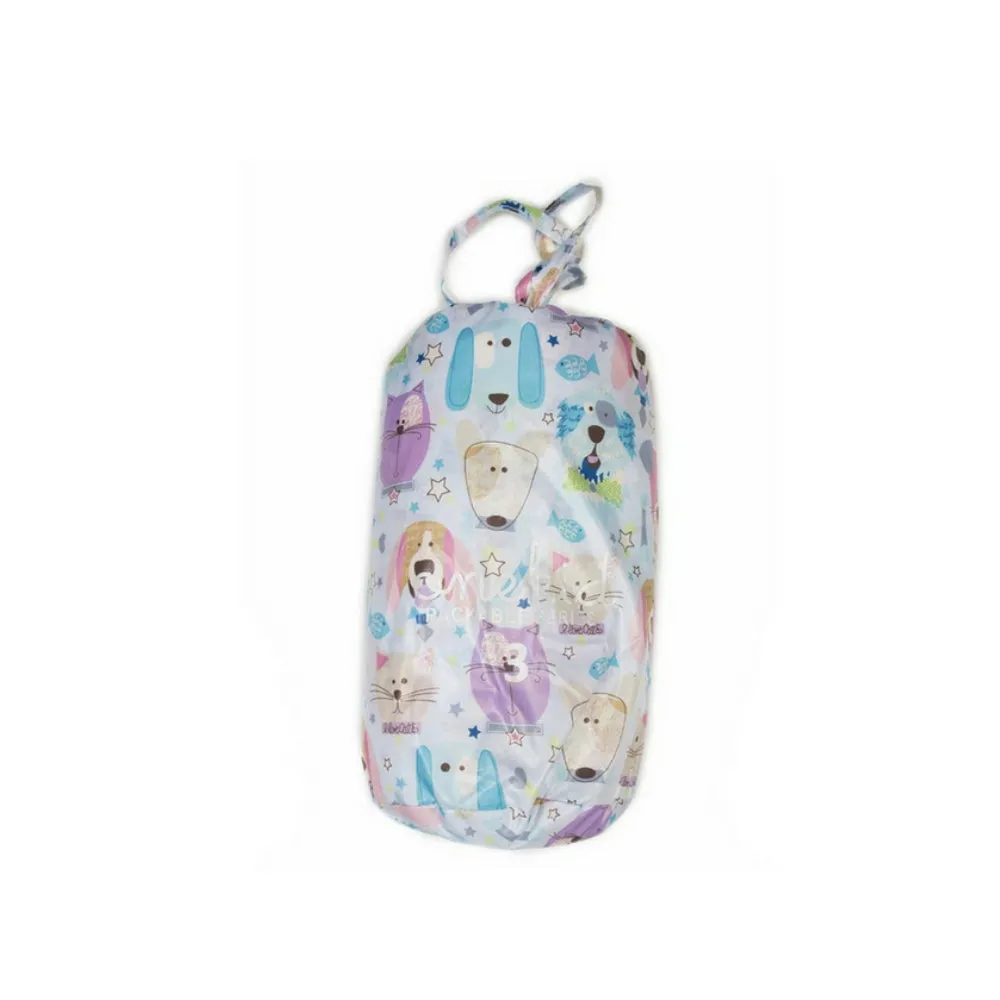 The Road Coat Down -  Lilac Puppy Print