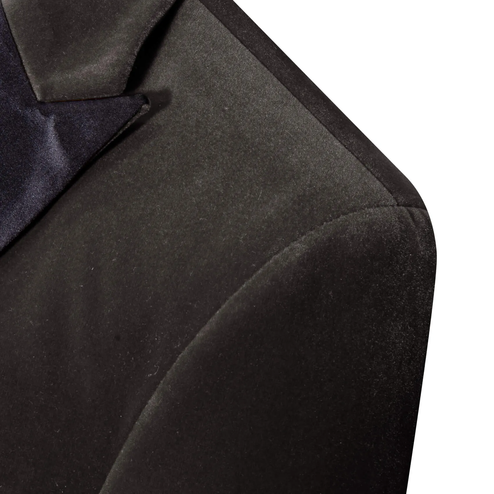 Ties2you Peak Collar Suit Ash Grey Solid Silk Men's Suit for Business