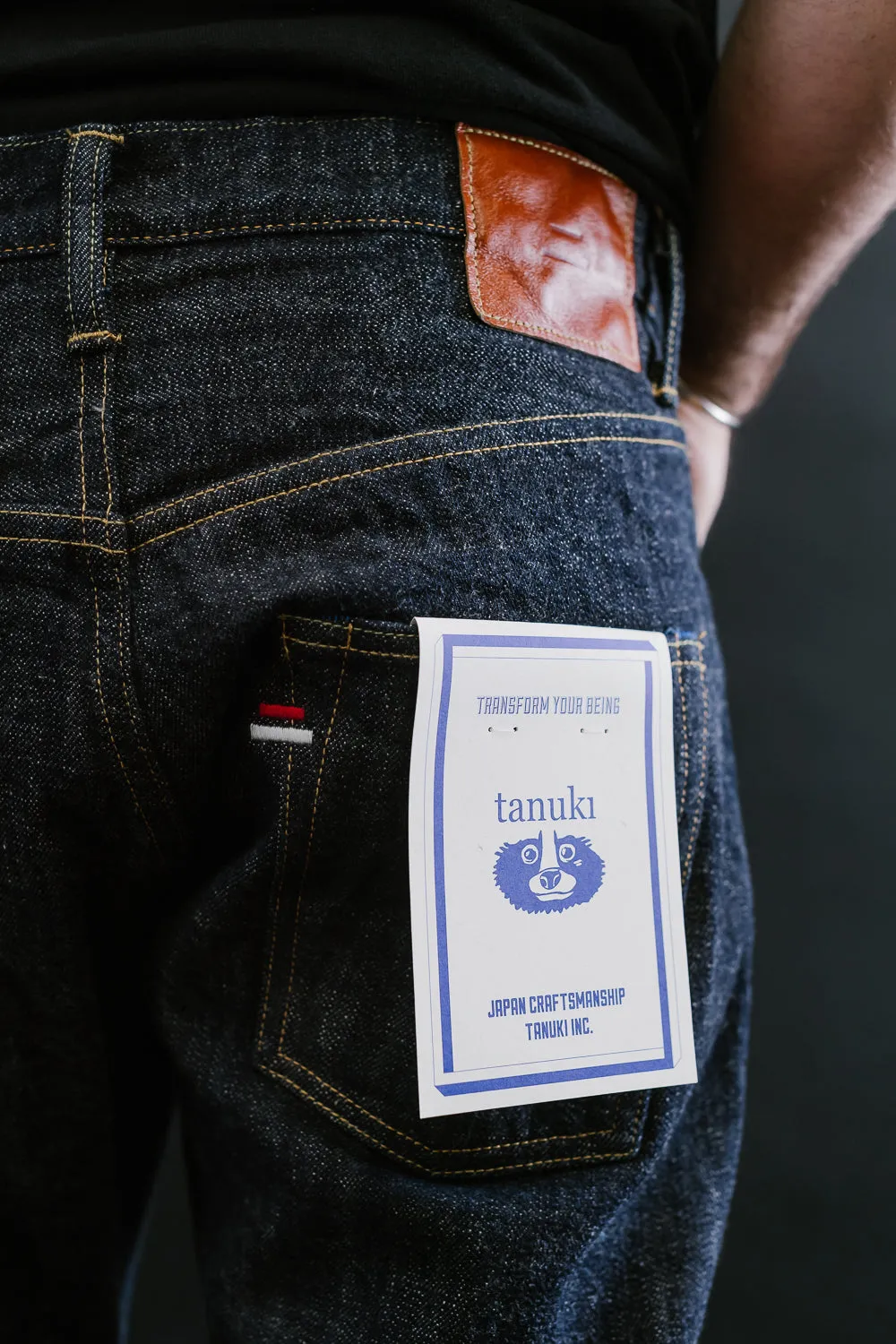 TNK202BE - 14oz "ZETTO" Selvedge High Tapered - Indigo OW