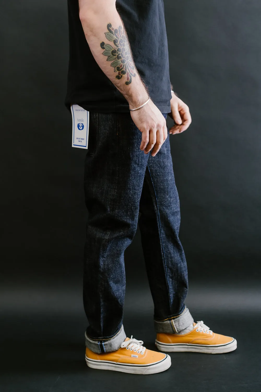 TNK202BE - 14oz "ZETTO" Selvedge High Tapered - Indigo OW