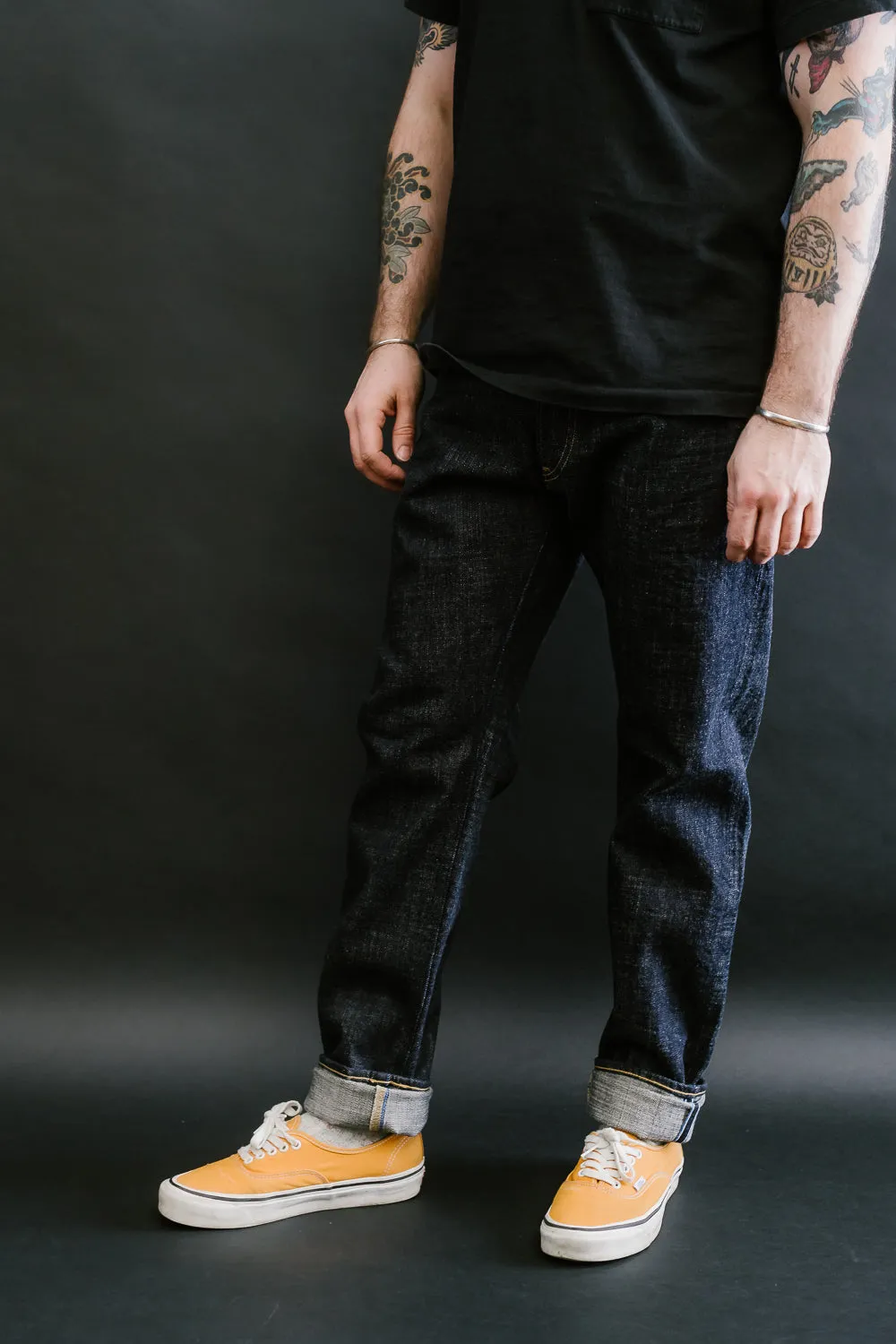 TNK202BE - 14oz "ZETTO" Selvedge High Tapered - Indigo OW