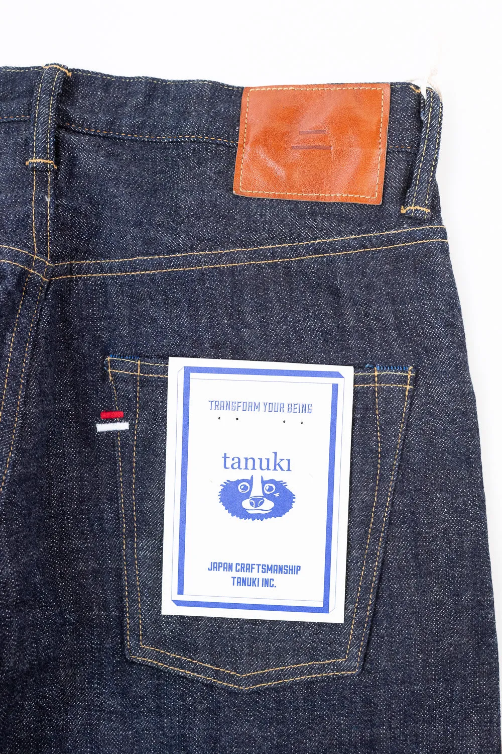 TNK202BE - 14oz "ZETTO" Selvedge High Tapered - Indigo OW