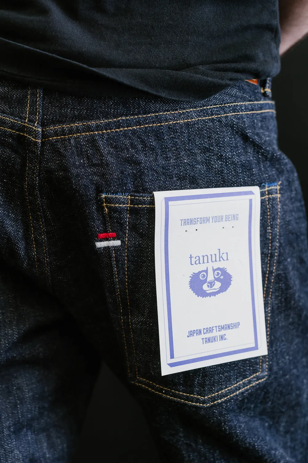 TNK202BE - 14oz "ZETTO" Selvedge High Tapered - Indigo OW
