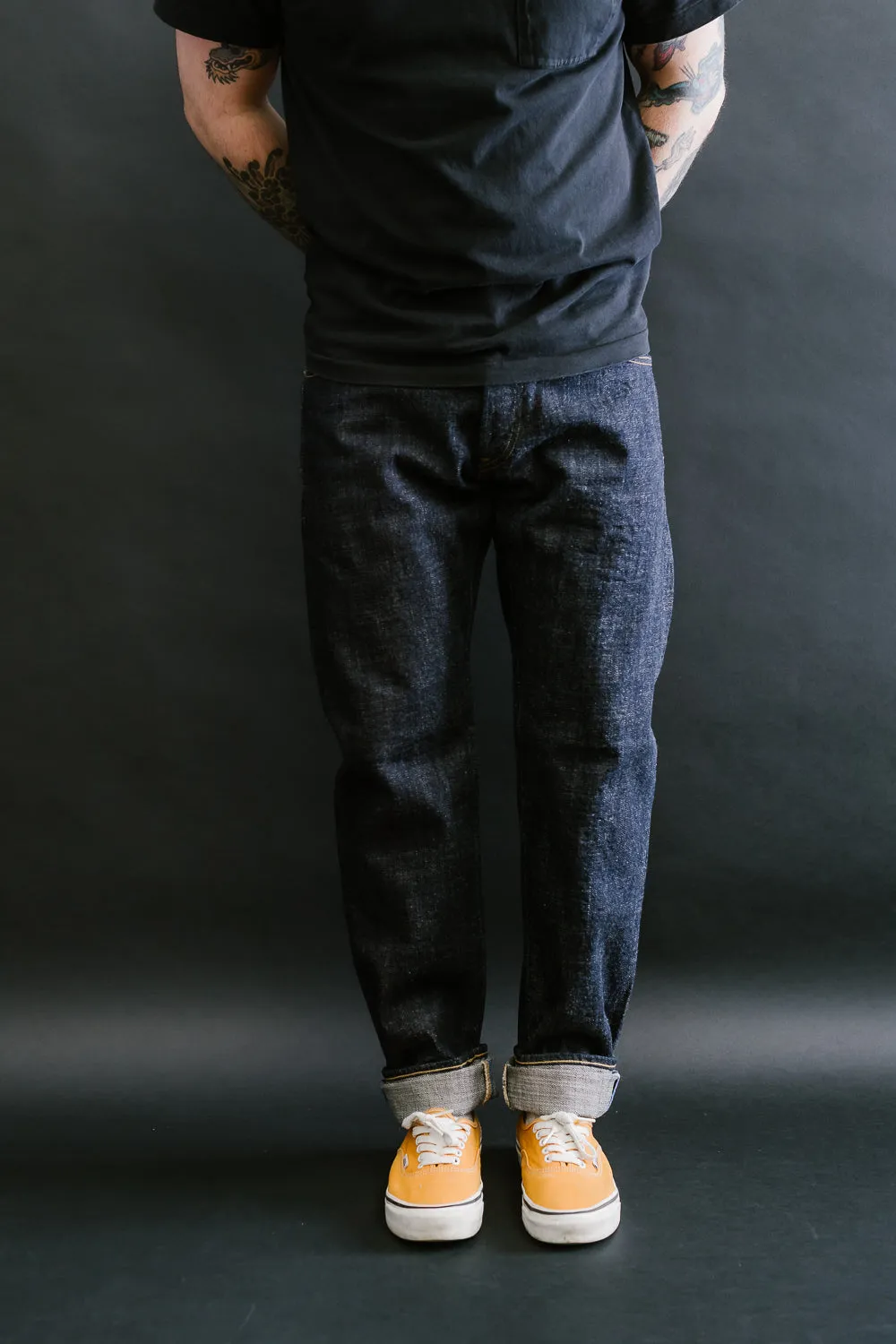 TNK202BE - 14oz "ZETTO" Selvedge High Tapered - Indigo OW