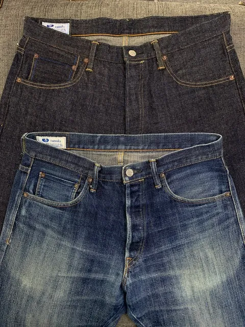 TNK202BE - 14oz "ZETTO" Selvedge High Tapered - Indigo OW