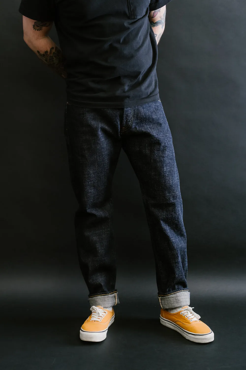 TNK202BE - 14oz "ZETTO" Selvedge High Tapered - Indigo OW