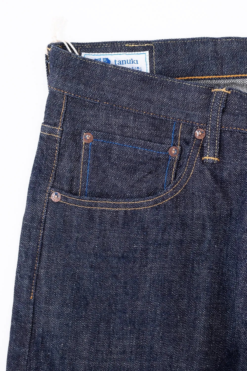 TNK202BE - 14oz "ZETTO" Selvedge High Tapered - Indigo OW