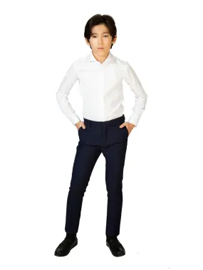 T.O. Boy's TR Pants - Navy Pique