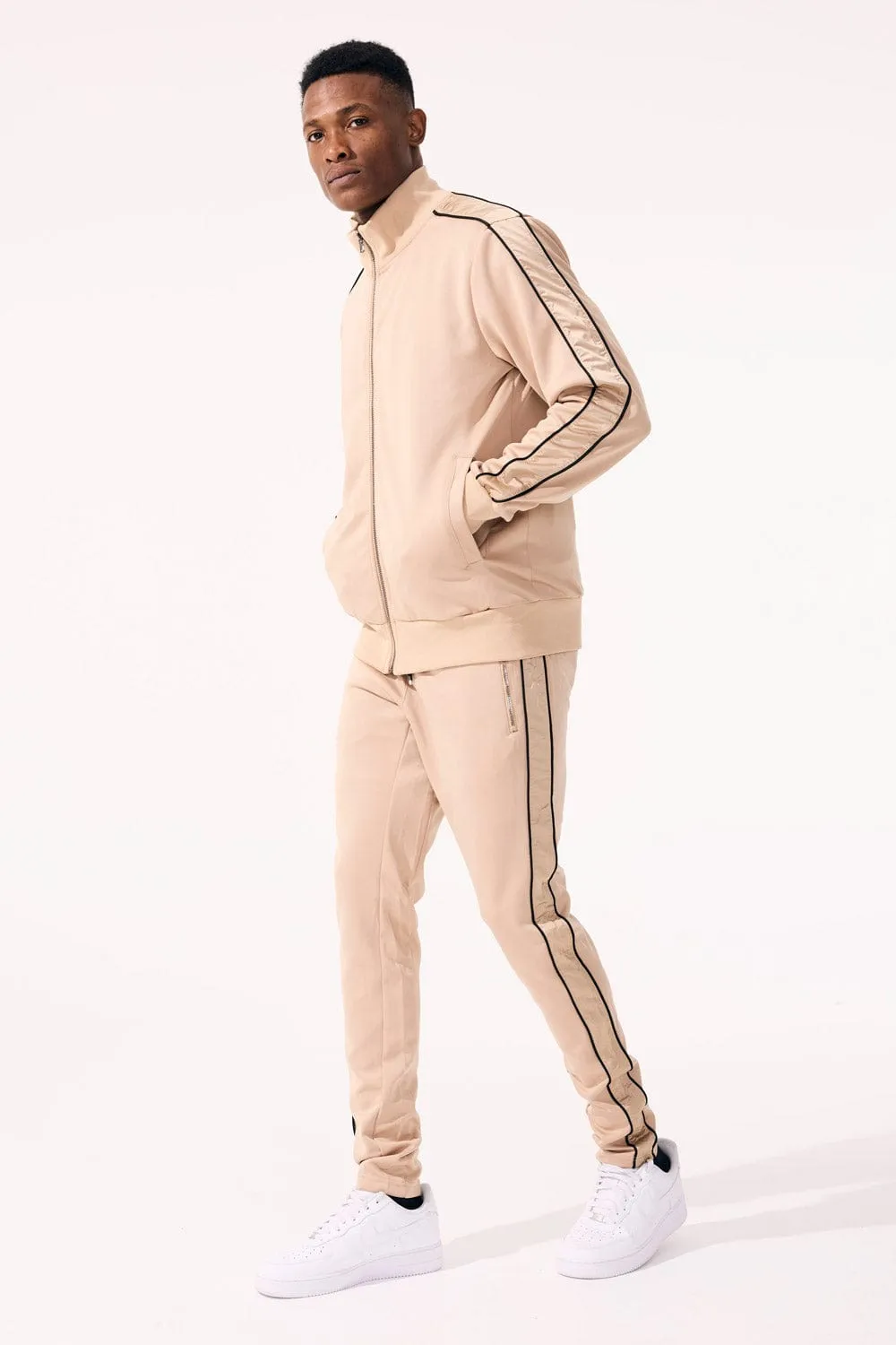Trenton Track Jacket (Taxi Wheat)