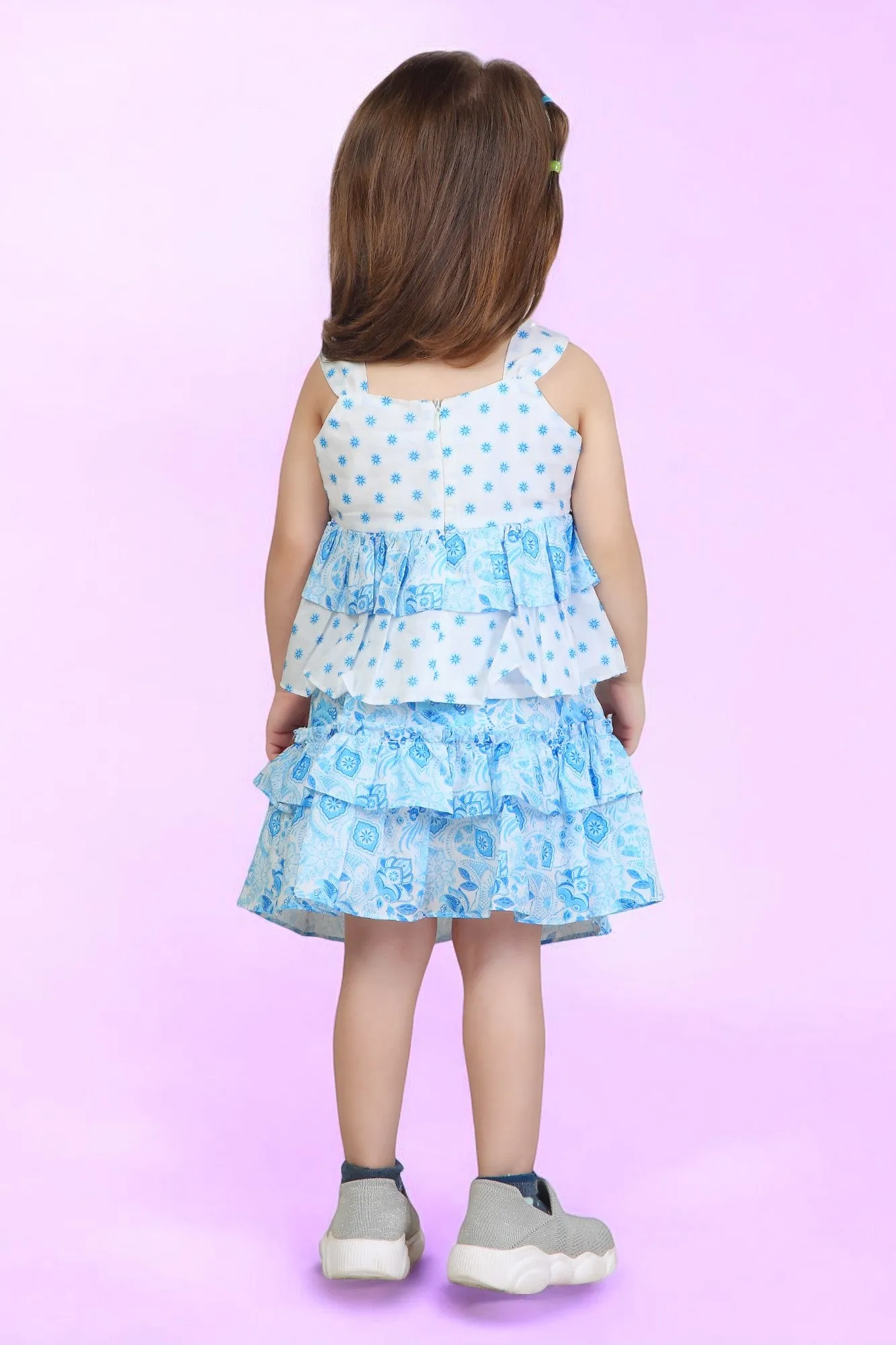 Tressel Kids Printed Skirt Set