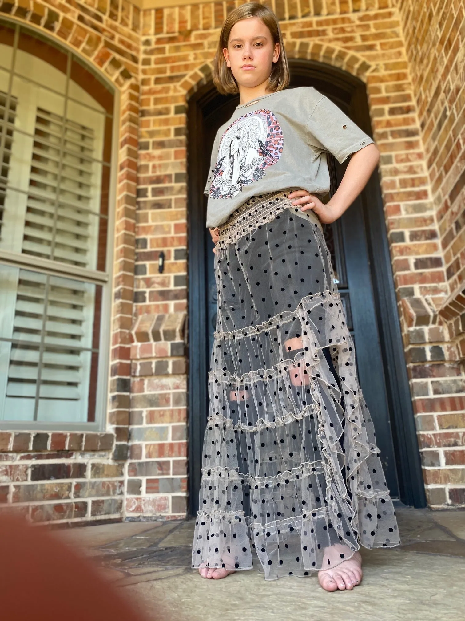 Tulle Skirt Polka Dot
