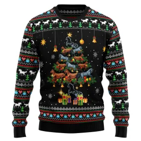 Ugly Christmas Sweater JulesRoche Wool Blend Fun Gift