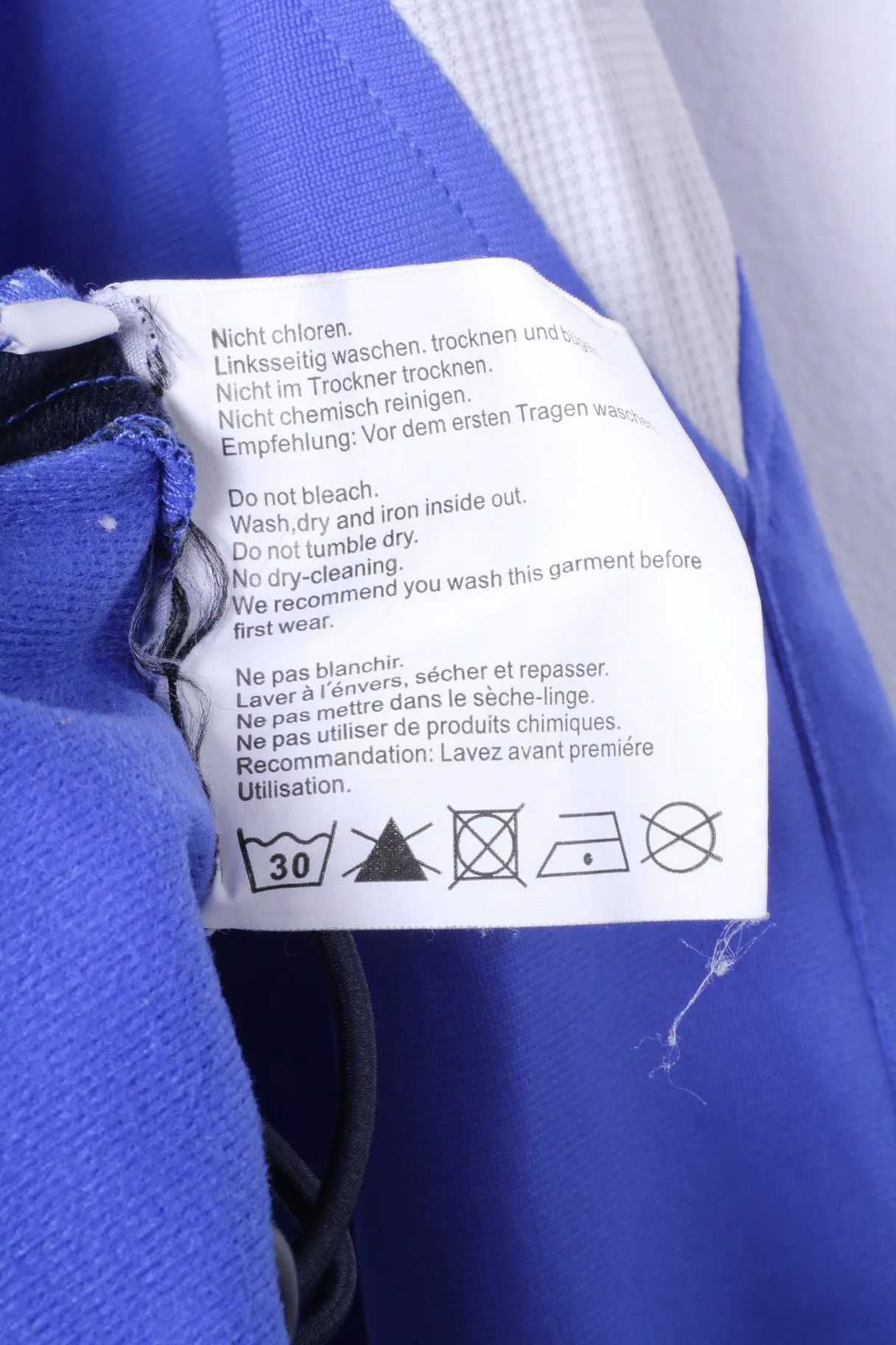 Uhlsport Mens XS Track Top Jacket Blue Zip Up Sportswear Top