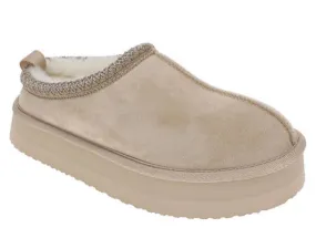 Very G Women's Charlie Slip On Platform Slippers - Nude VGFL0048-430