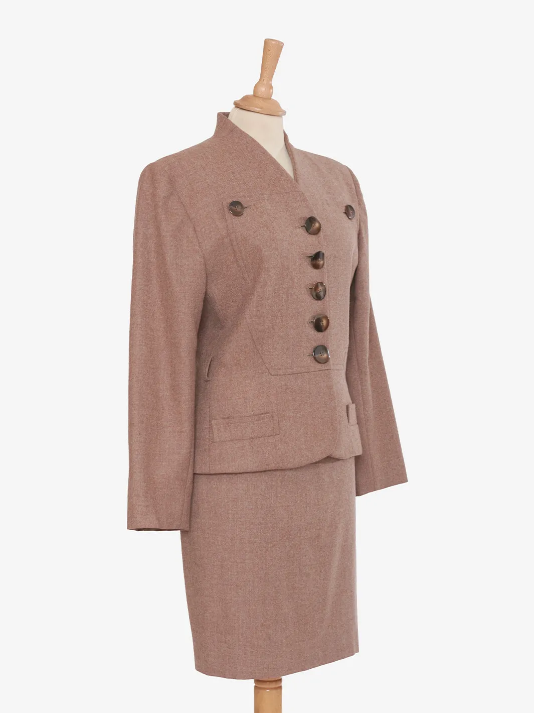 Vintage brown wool suit