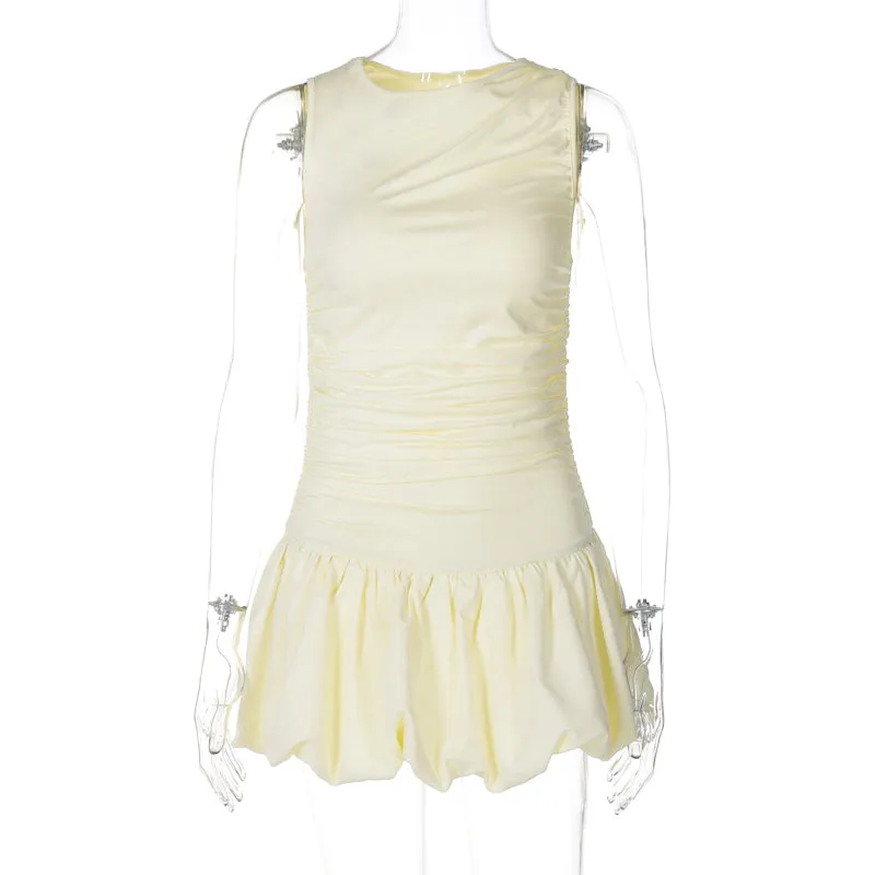 Vvsha Keidy Balloon Skirt Mini Dress
