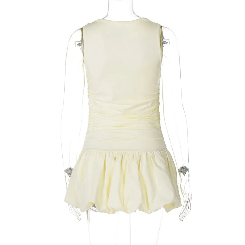 Vvsha Keidy Balloon Skirt Mini Dress