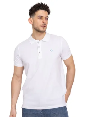 White Basic Polo