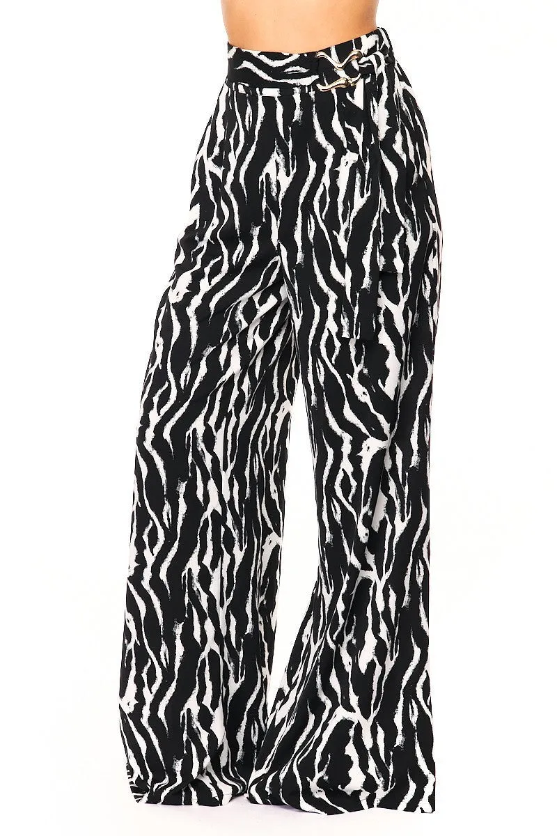Woven Print Fashion Pants - Ships from The US