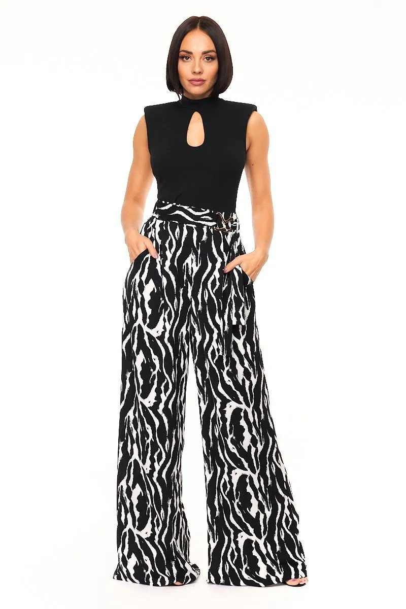 Woven Print Fashion Pants - Ships from The US