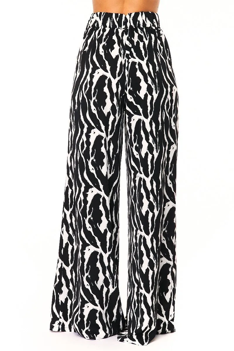 Woven Print Fashion Pants - Ships from The US