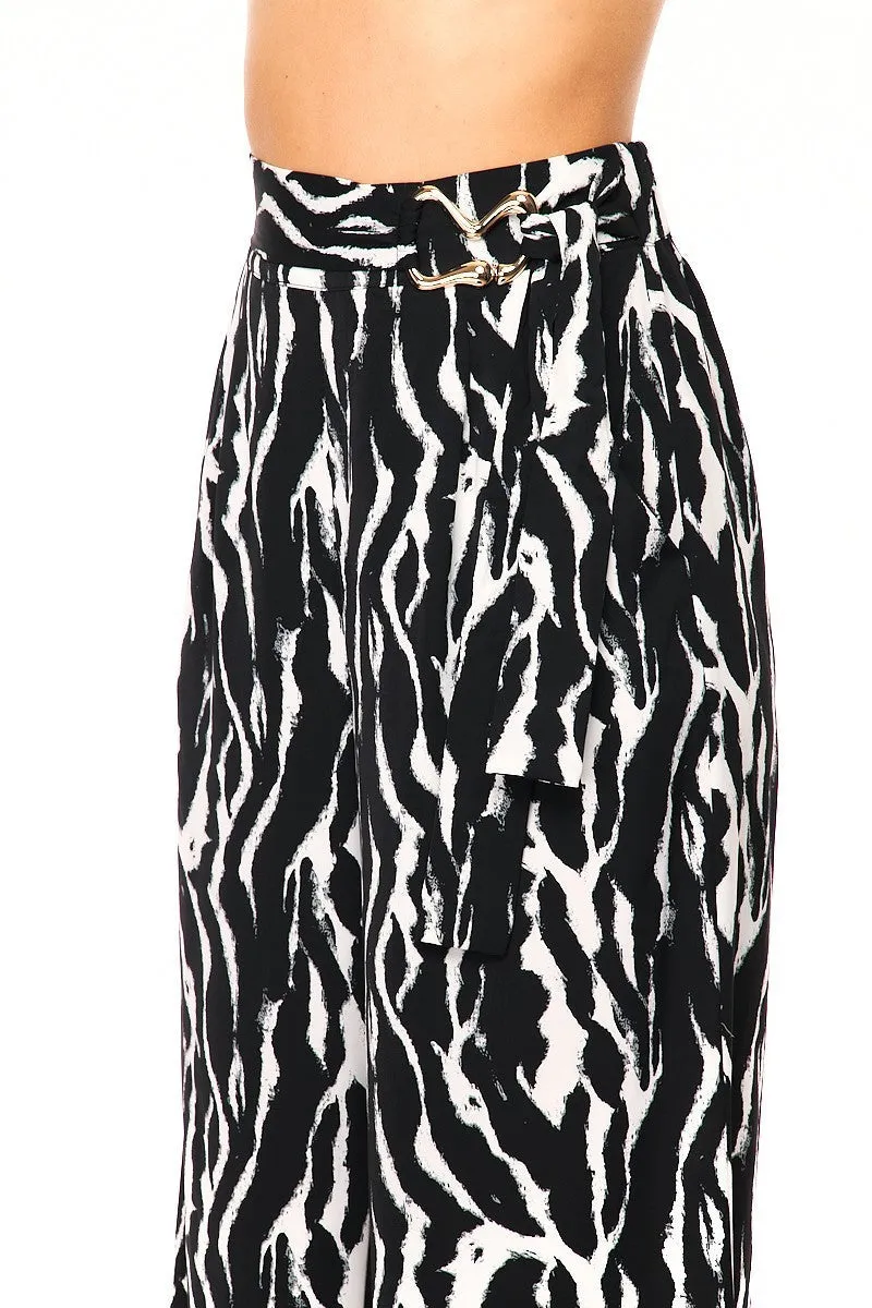 Woven Print Fashion Pants - Ships from The US