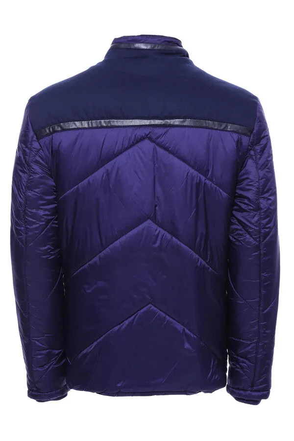 WSS Blue Quilted Down Coat  - Singen