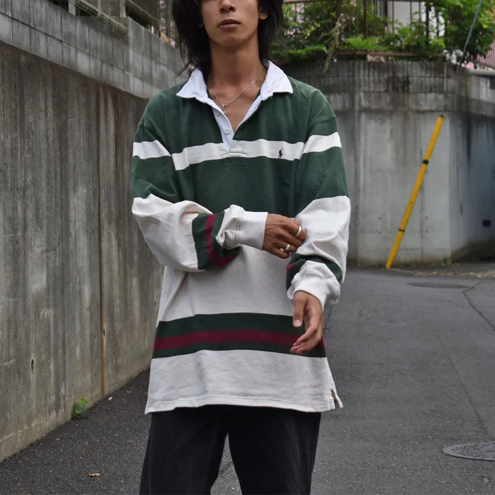 Y2K　Polo Ralph Lauren/ポロ ラルフ ローレン スウェット ラグビージャージ　230703
