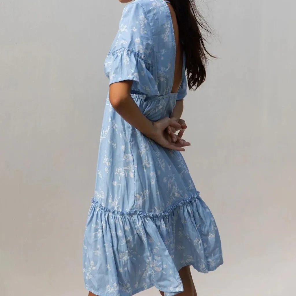 Yireh Ariana Dress in Sky