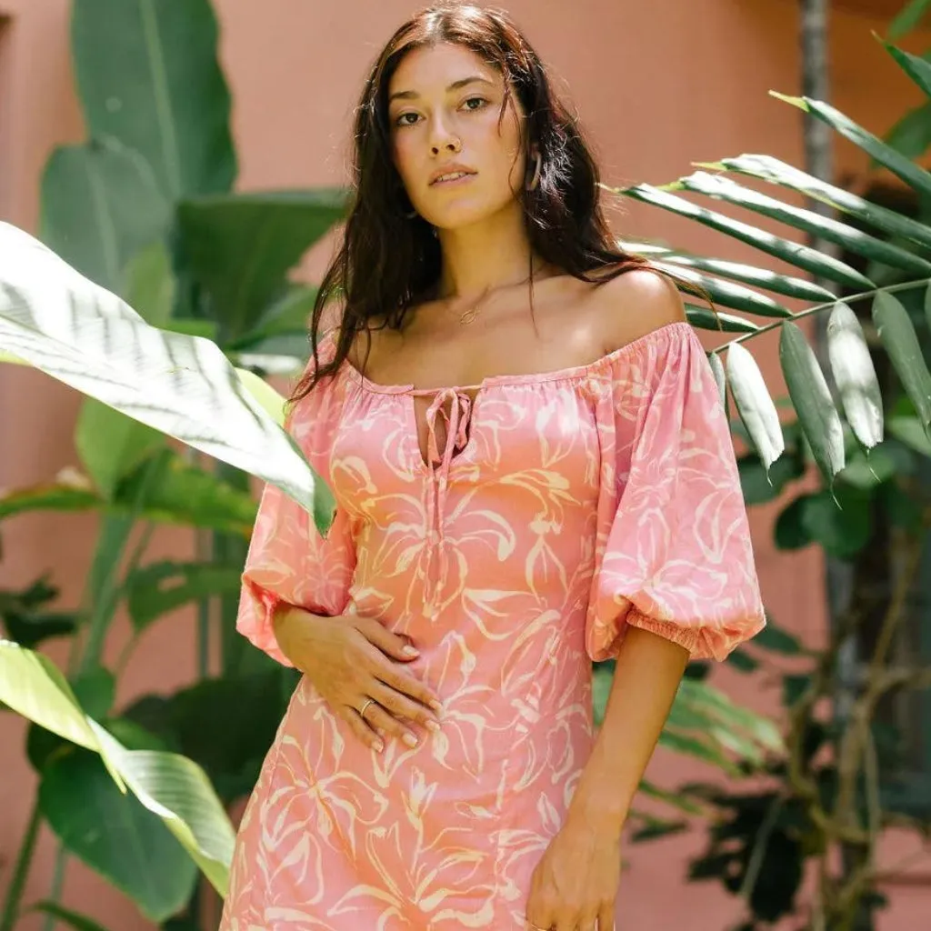 Yireh Lennox Dress in Petal