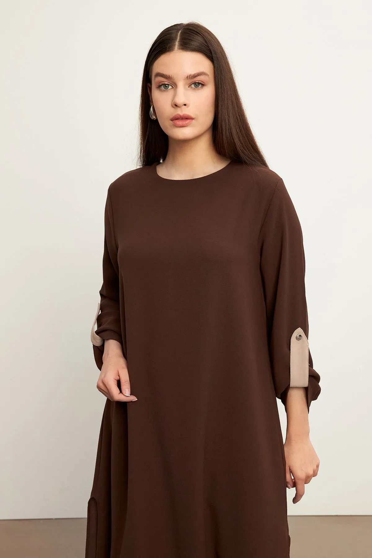 ZRF Women Afra Tunic Pants Set - Brown - Arden-Arcade