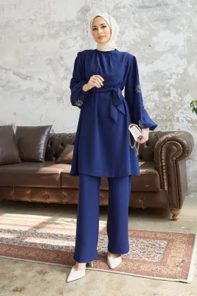 ZRF Women Mila Striped Set - Indigo - Waregem