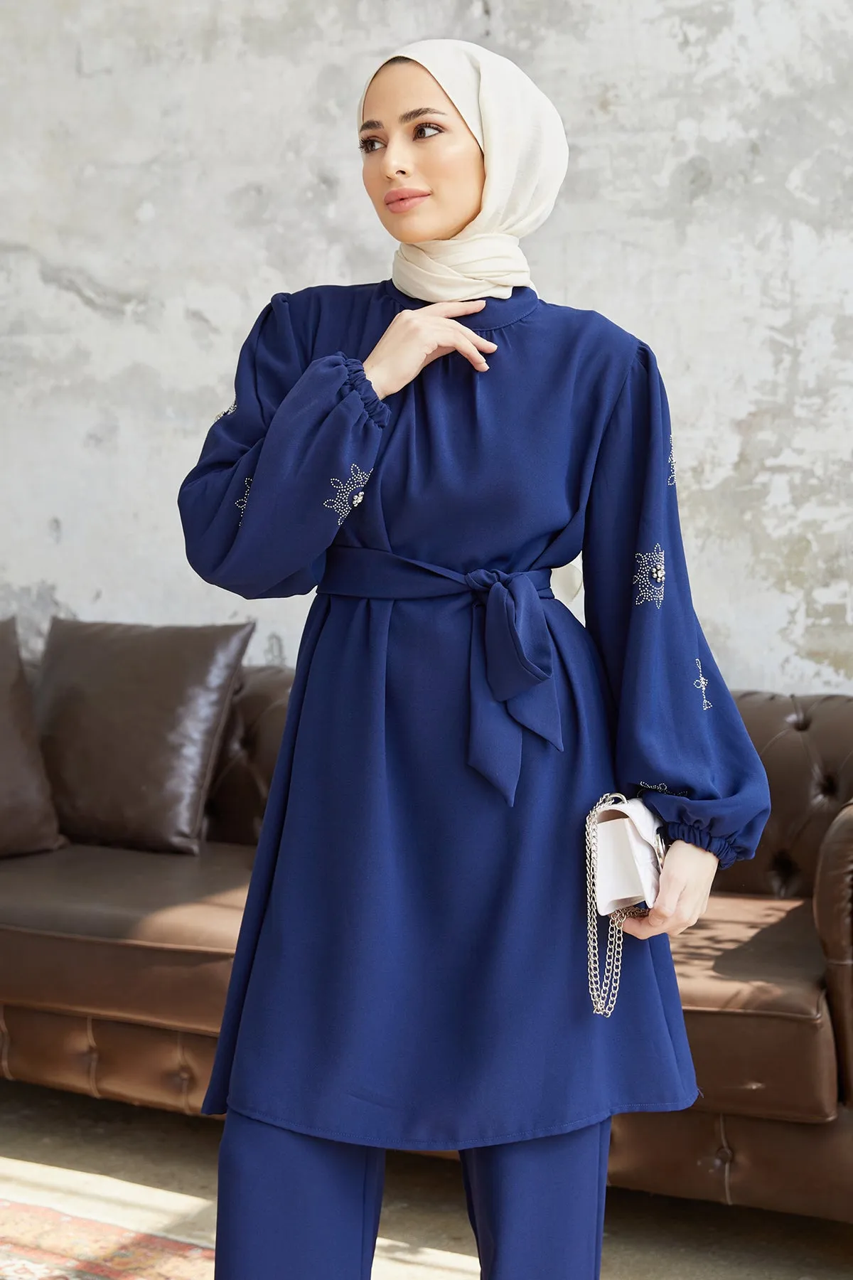 ZRF Women Mila Striped Set - Indigo - Waregem